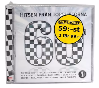 Hitsen Från Topplistorna, 60 Talet Volym 1, CD NY