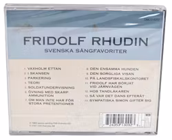 Svenska Sångfavoriter, Fridolf Rhudin, CD NY