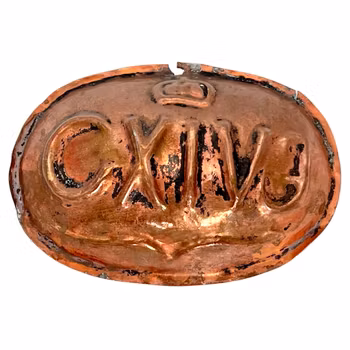 Koppar märke, Carl XIV Johan (1763-1844) kungen av Sverige och Norge