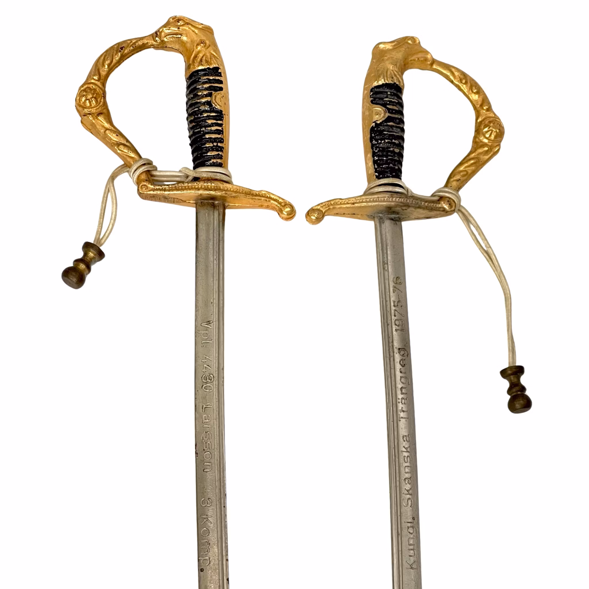 2 mini swords, letter knives