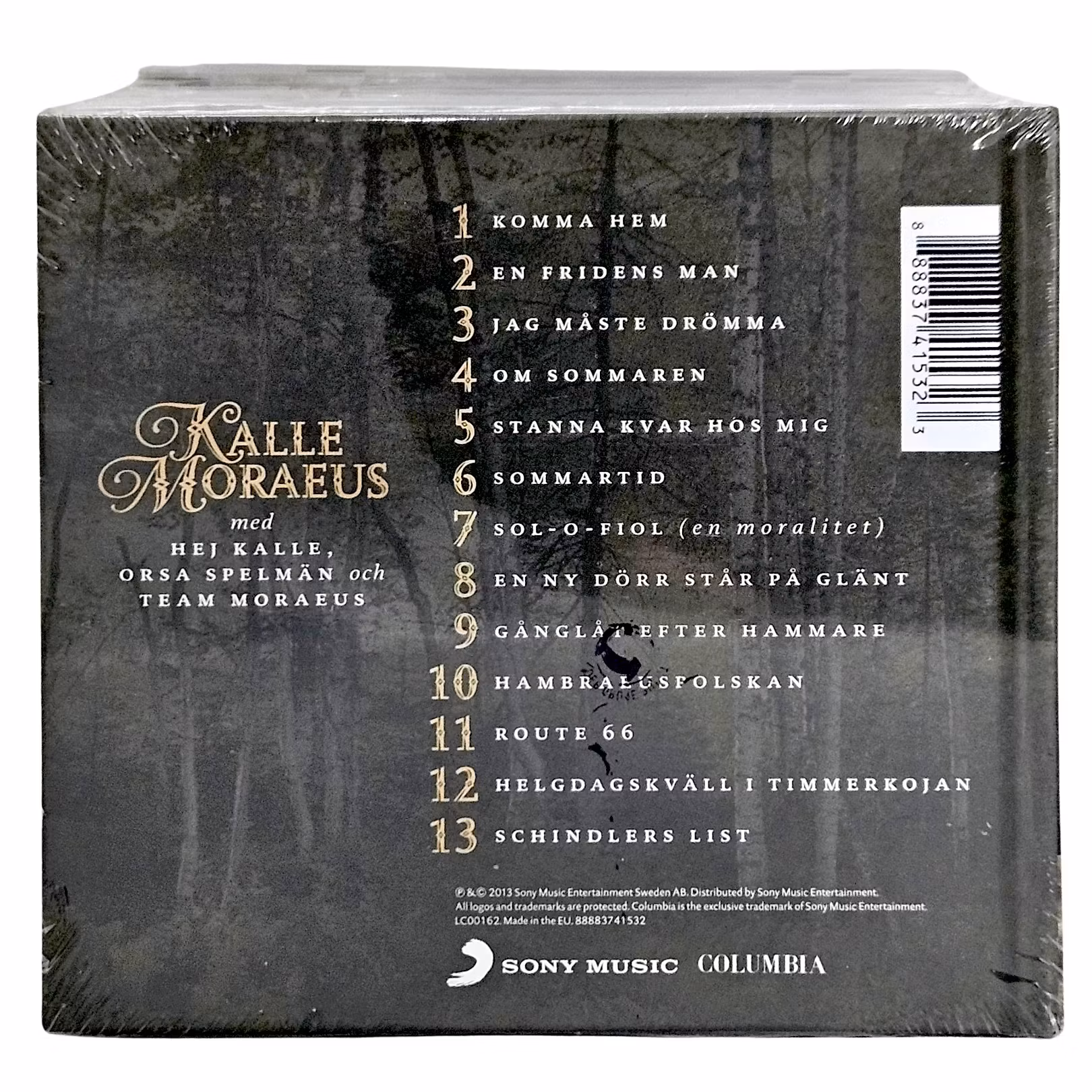 Kalle Moraeus, Komma Hem, CD NY