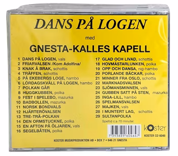 Dans På Logen Med Gnesta Kalles Kapell, CD NY