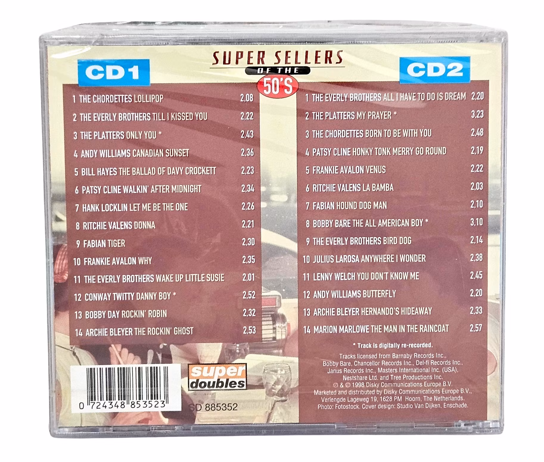 Super Sellers Of The 50s, CD NY