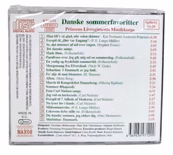 Danske Sommerfavoritter, Prinsens Livregiments Musikkorps, CD NY