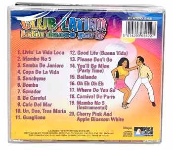 Club Latino, Latin Dance Party, CD NY