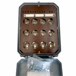 GEA Gängsäkringslåda elskåp G 34, 4 grupper