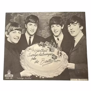 Beatles, vykort från The Official Beatles fan club