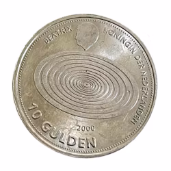 10 Gulden - Beatrix Millennium zilveren munt 1999-2000