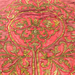 Stickerei antik Serma, Seide, Osmanisches Reich, 17. Jahrhundert