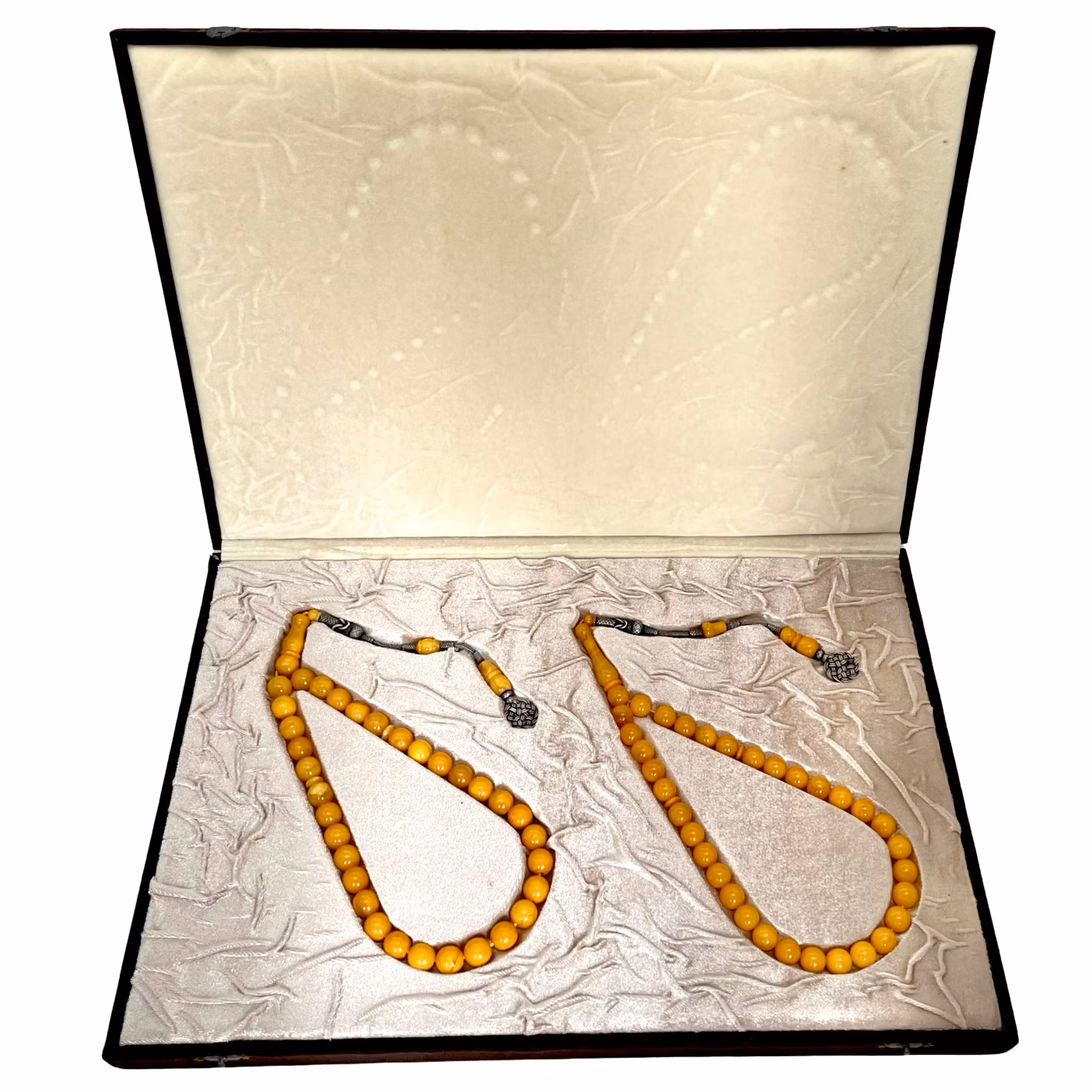 Cuma Fırat Kayabaşı usta ja Hamdi Levent puskul usta, Amber Rosary