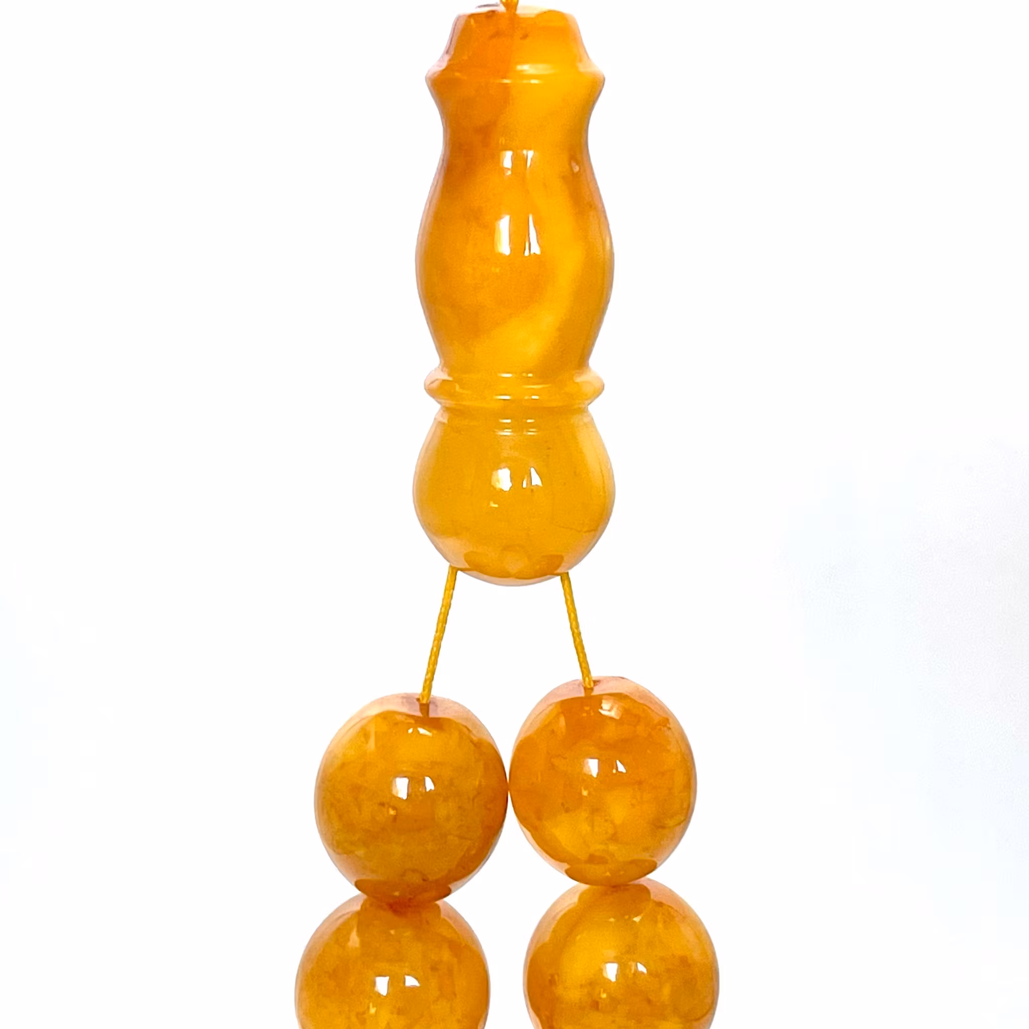 Gammel presset rav rosenkrans 150 g