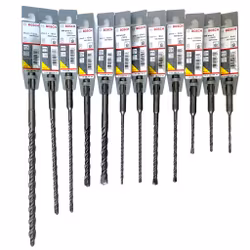 12 st långa Bosch SDS Plus drill bits