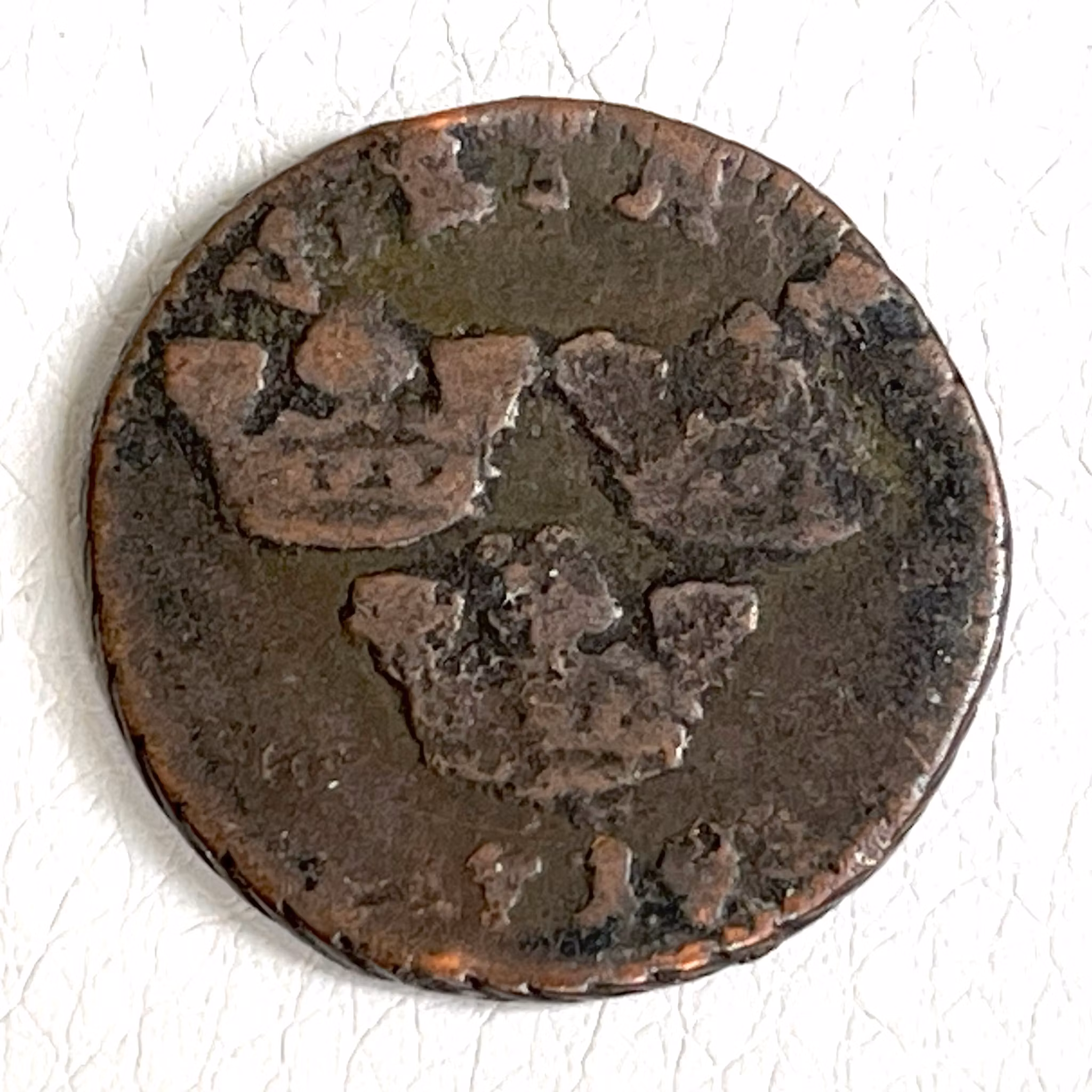 1 Öre KM 1719 Ruotsin kolikko