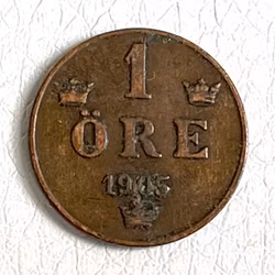 1 ÖRE 1905 Svenska Mynt