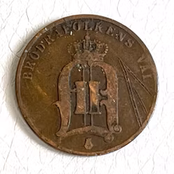 2 ÖRE 1885 Pièce suédoise