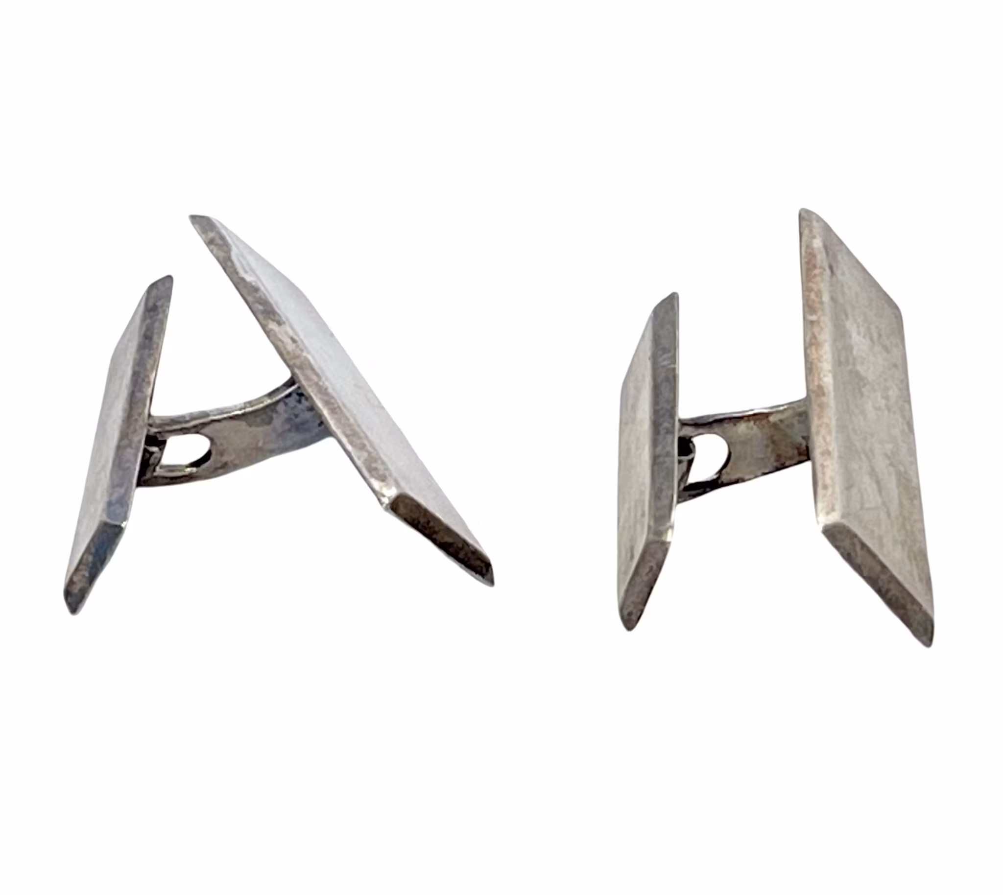 Gemelli in argento, francobolli originali GK Stoccolma 1962