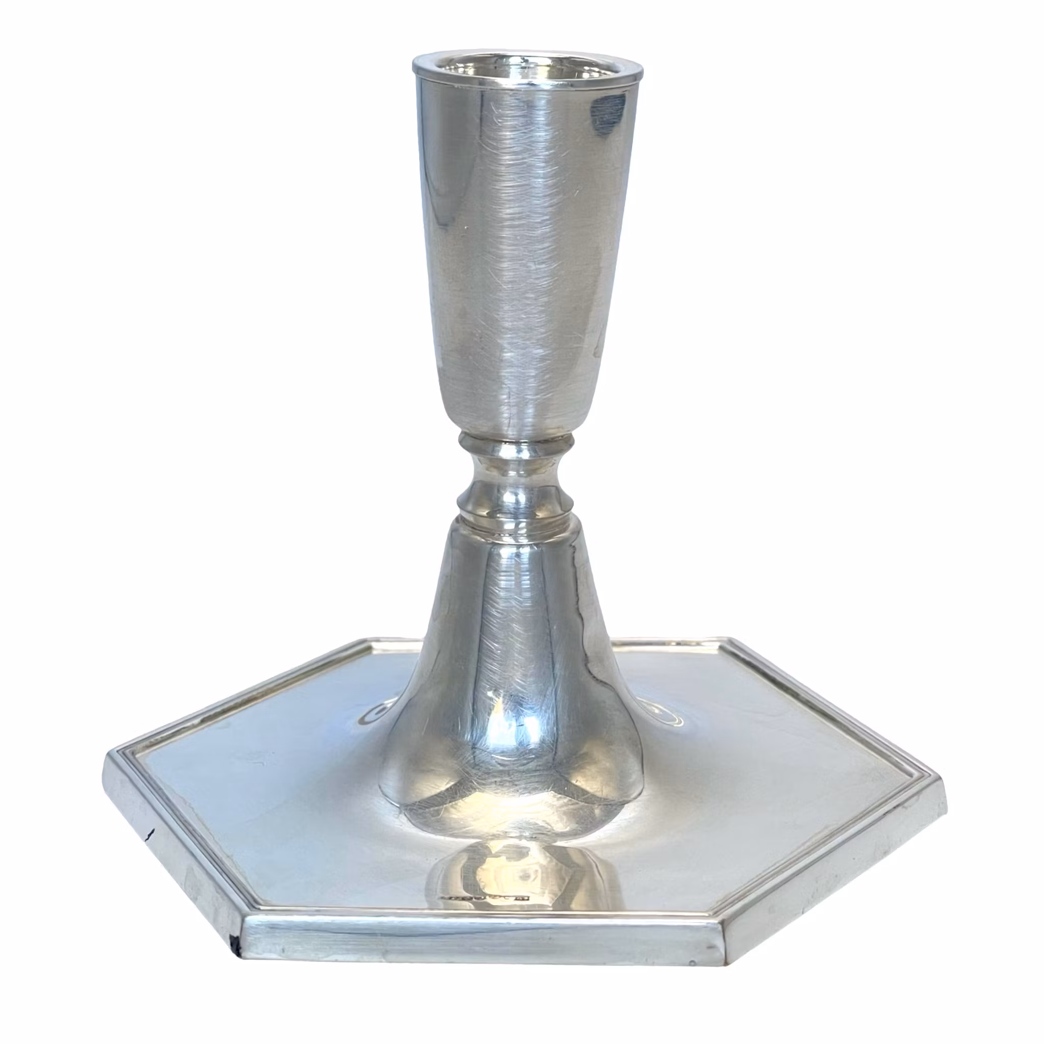 Bougeoir en argent K&EC, Göteborg 1953