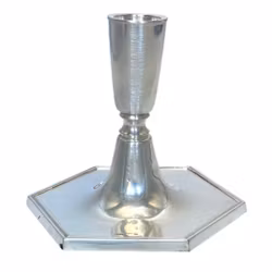 Lysestage sølv K&EC, Göteborg 1953