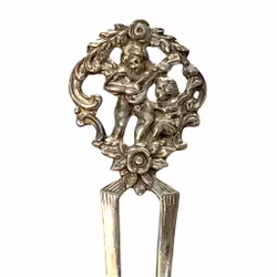 Vintage, srebrna spinka do włosów próby 835