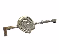 Silver brosch Ritter 1920 nål med hästsko