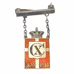 Marchio di Georg Jensen King in argento sterling, 1870-1940