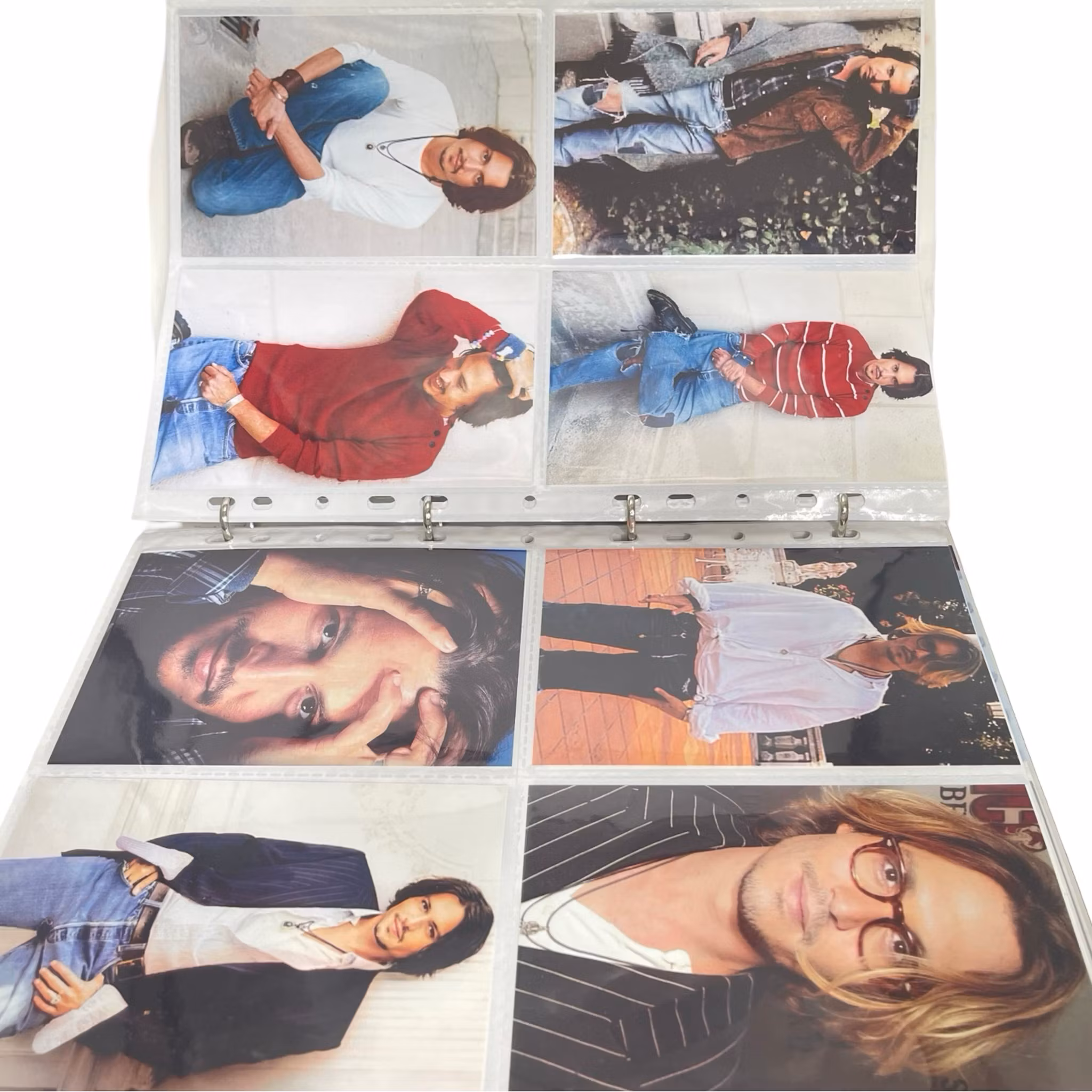 Jack Sparrow Johnny Depp, Album med fotografier,  sammanlagt ca 225 fotografier