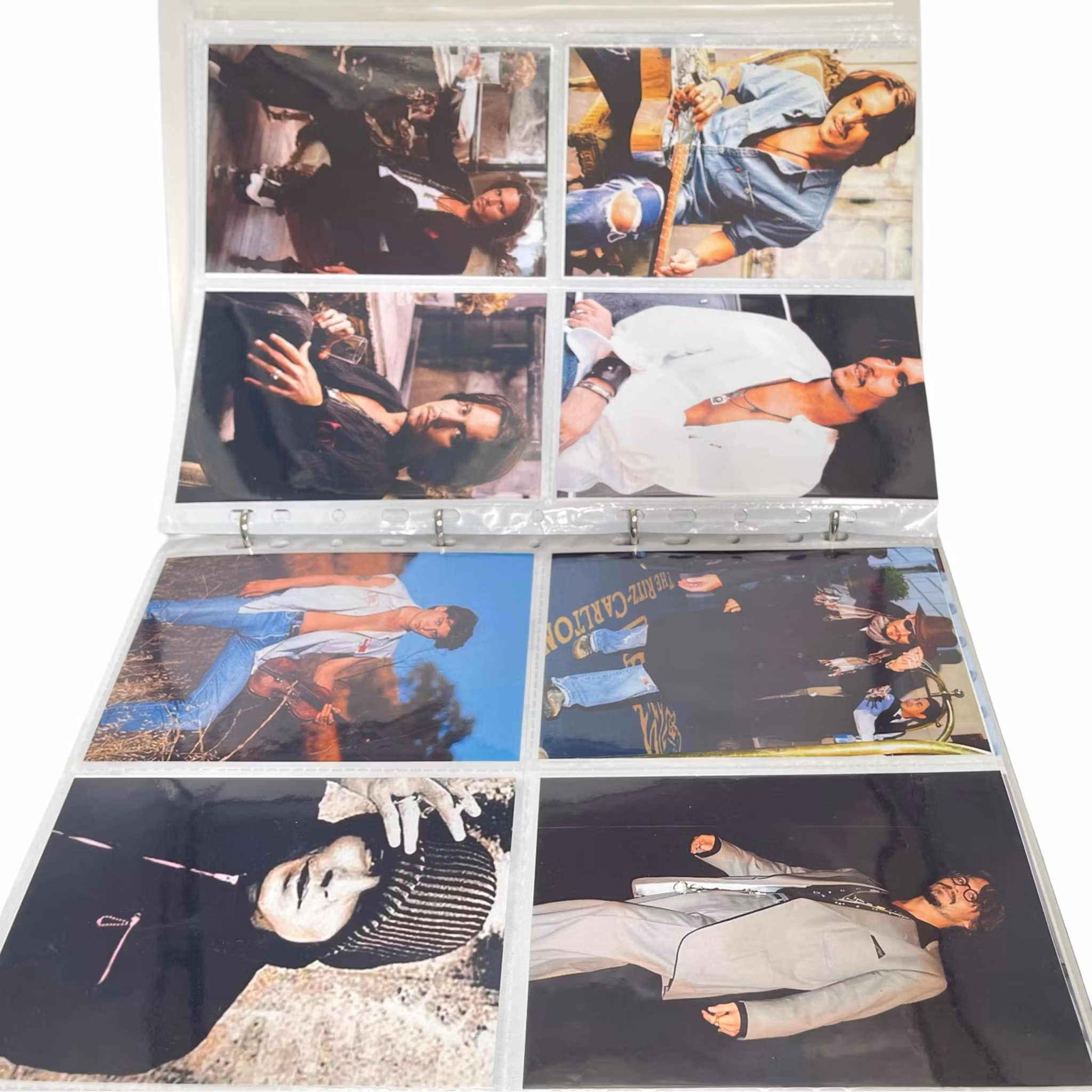 Jack Sparrow Johnny Depp, Album med fotografier,  sammanlagt ca 225 fotografier