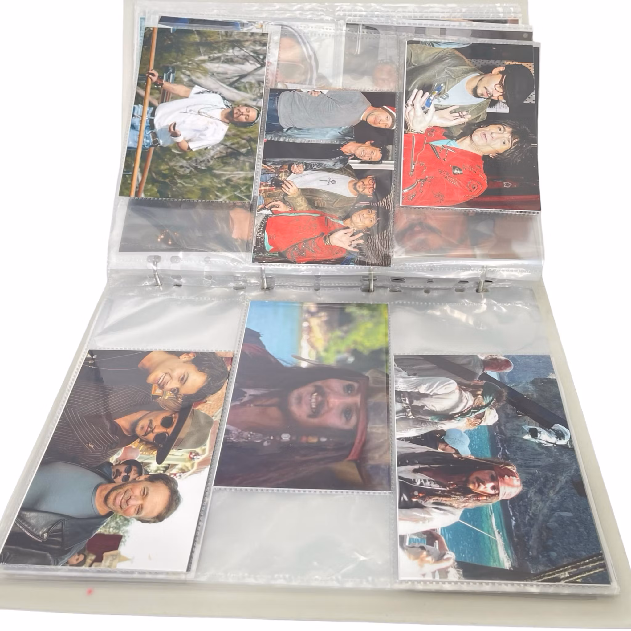 Jack Sparrow Johnny Depp, Album med fotografier,  sammanlagt ca 225 fotografier