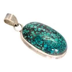 Pendentif Neyshabur Turquoise avec argent 925