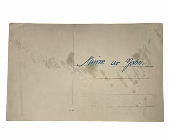 Antik vykort, Minne av John Jakobsson