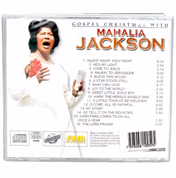 Gospel Christmas Mahalia Jacksonin kanssa, CD UUSI