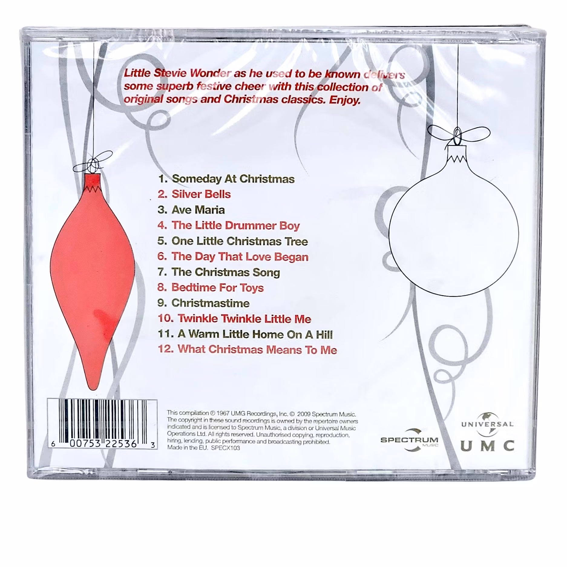 Merry Christmas Stevie Wonder, CD NY