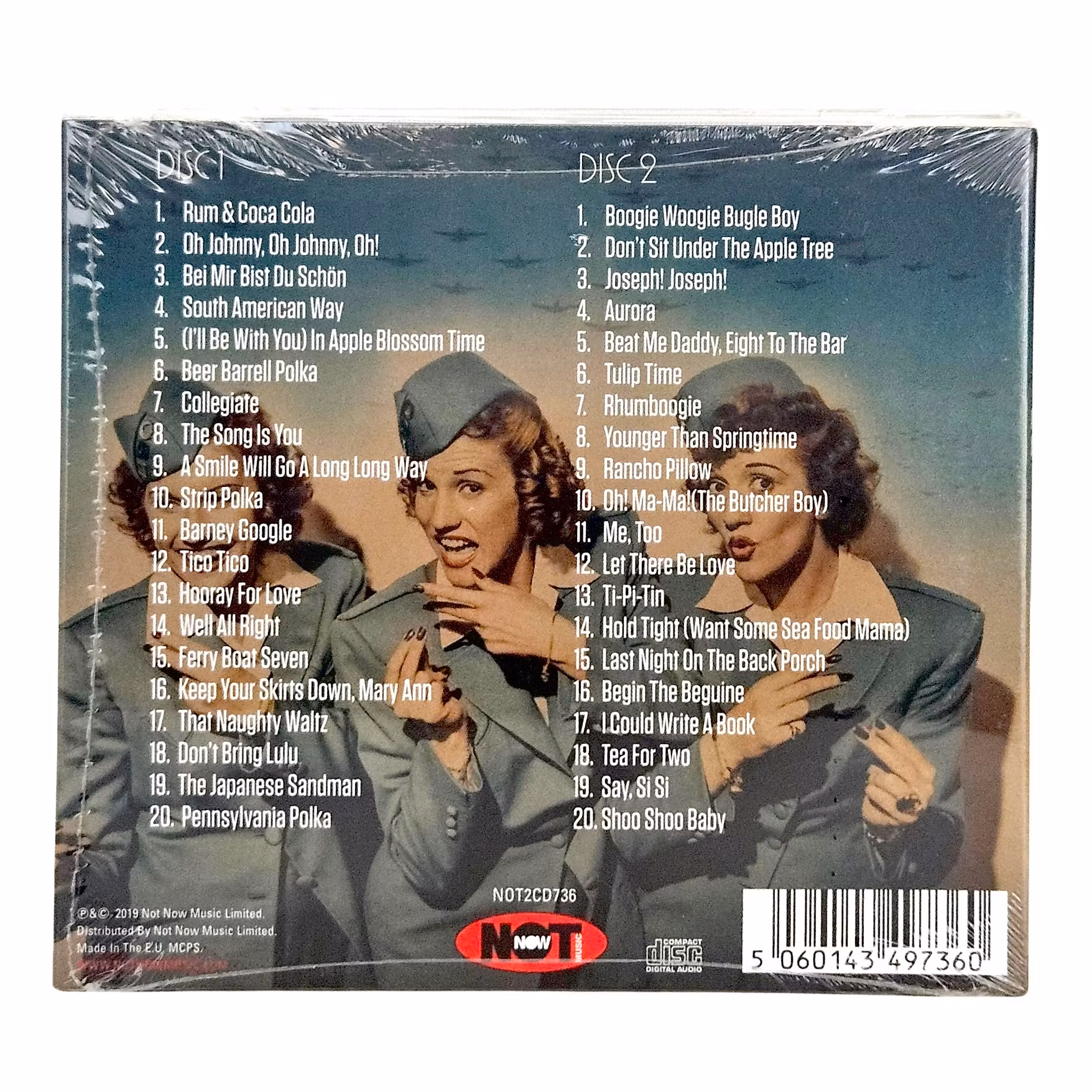 Het allerbeste van de Andrews Sisters, 2 CD NIEUW