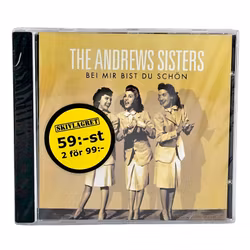 The Andrews Sisters, Bei Mir Bist Du Schön, CD NY