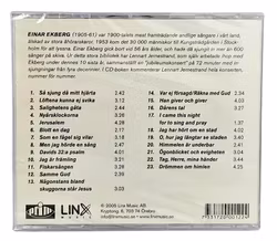 Einar Ekberg, Alors chante alors mon cœur, CD NOUVEAU