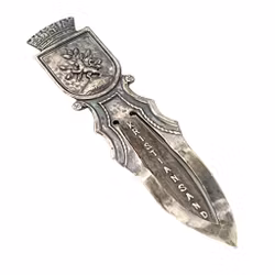 Vintage, kirjanmerkki Kristiansand, hopea 830S