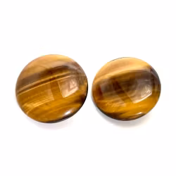 Vintage, Cabochon, Natural Tiger Eye Earrings