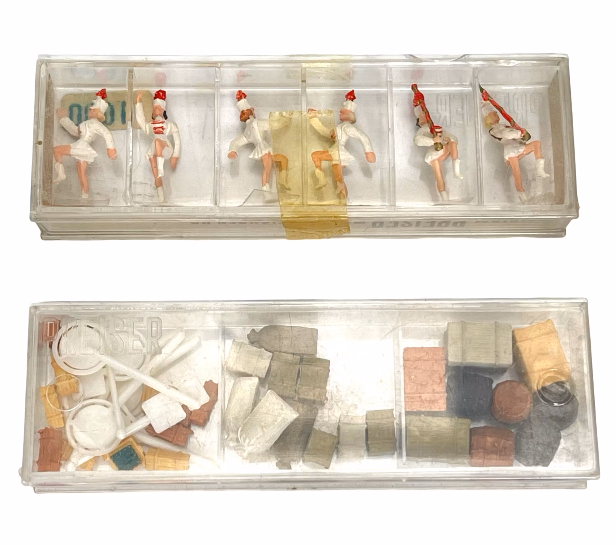 Preiser 4 Stück, Miniaturfiguren HO