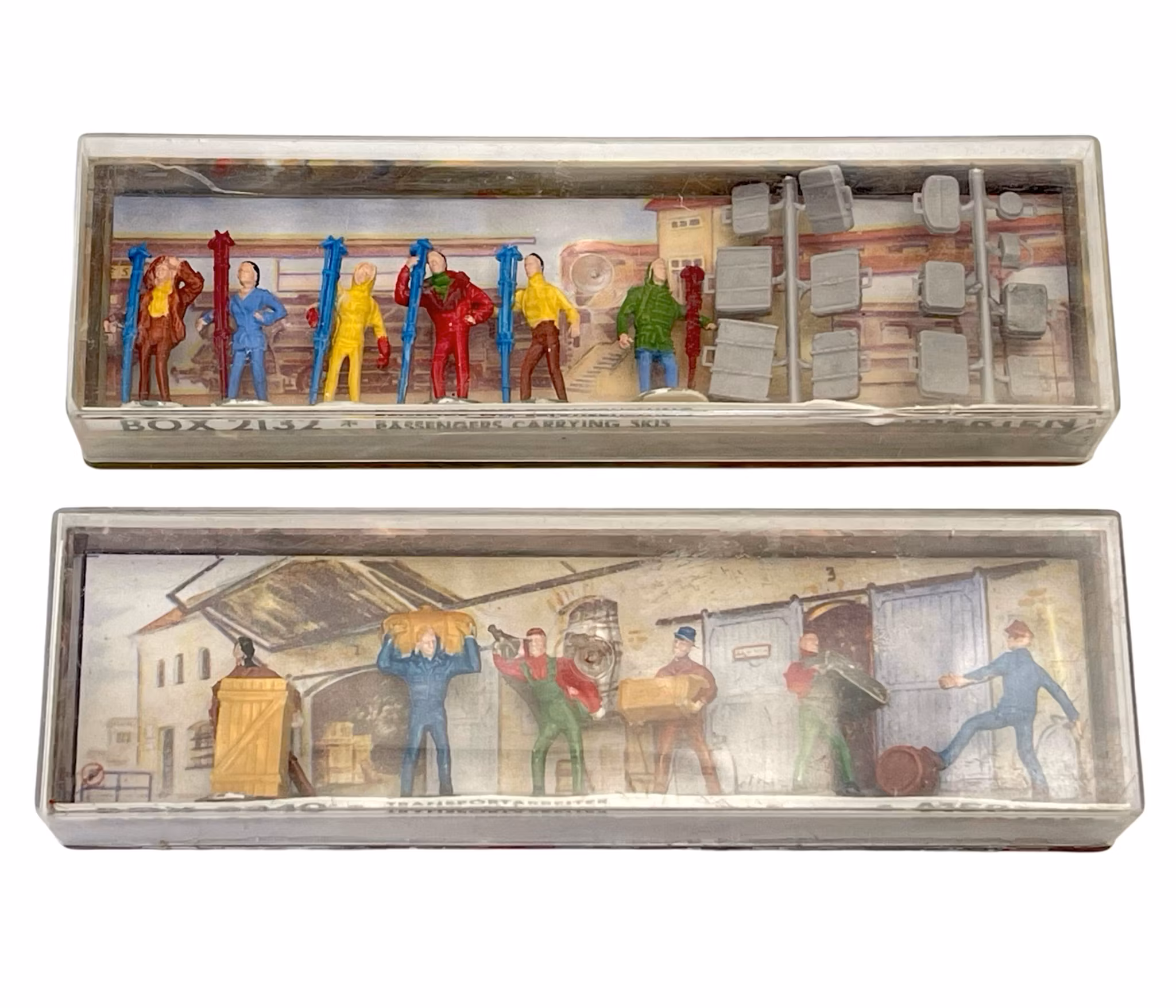 Merten 4 szt., Miniaturowe figurki HO 2132, 2240, 2337, 2343