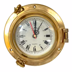 Skeppsur - Gorch Fock - Hamburg, mässing, quartz.