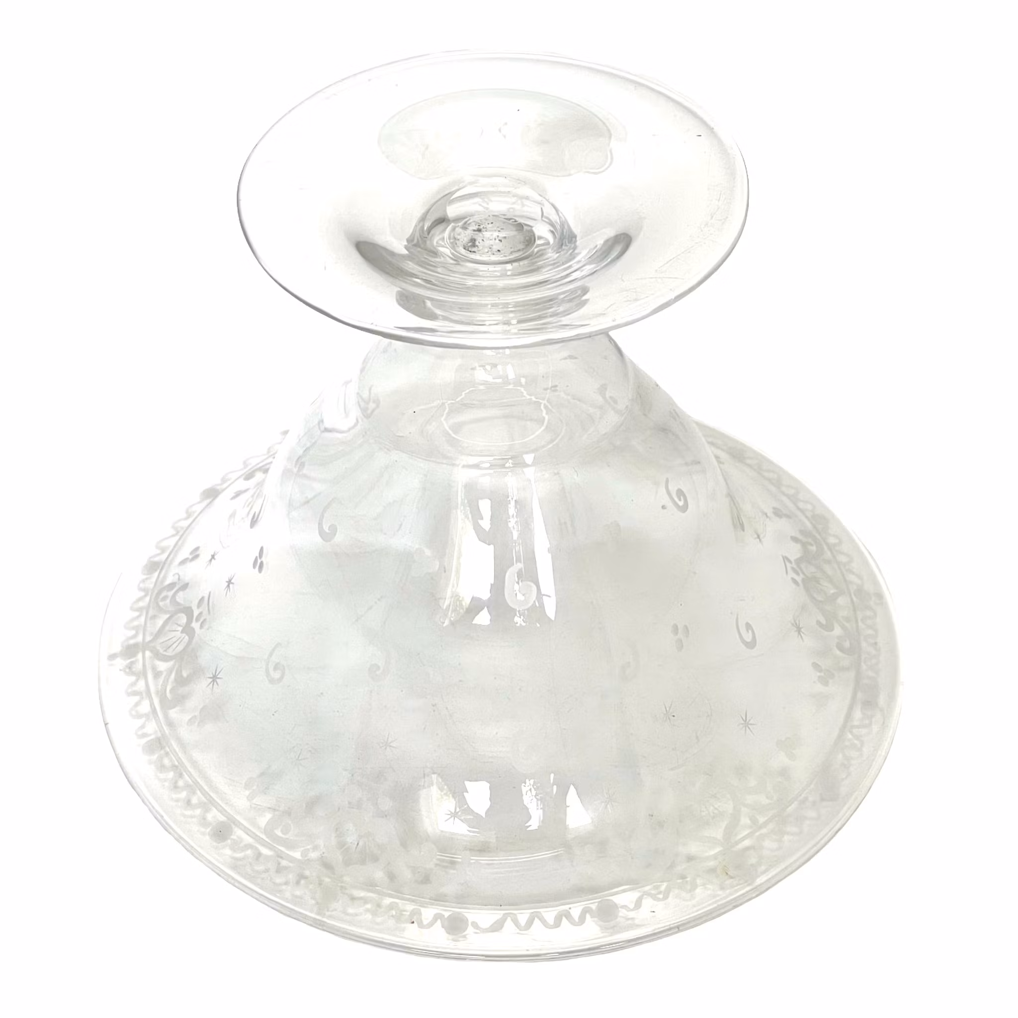 Cuenco a pie - Kosta - firmado no. 91