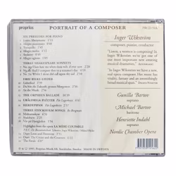 Inger Wikström, Portret kompozytora, CD NOWOŚĆ