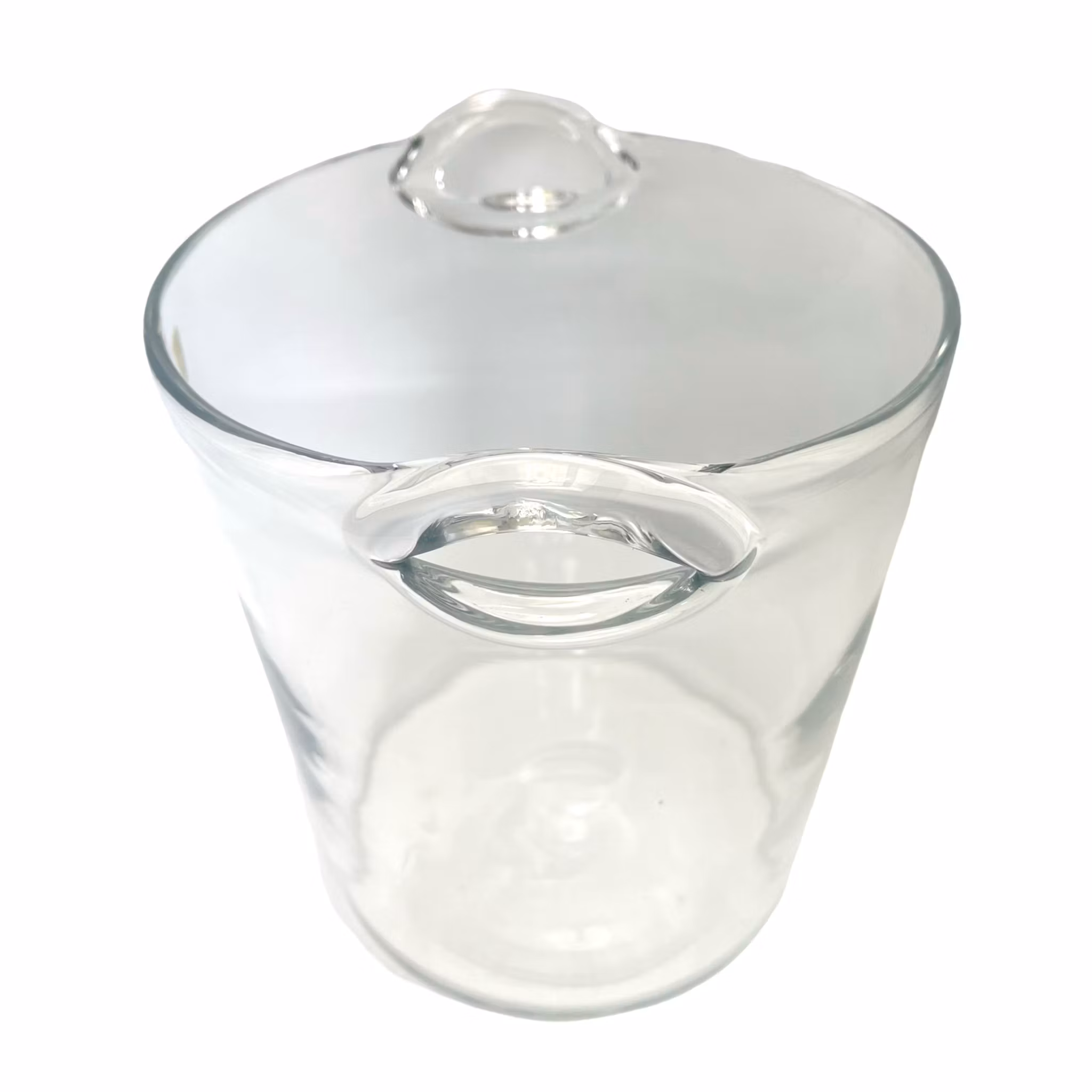 Nils Landberg, Ishink med øse, glass, Orrefors