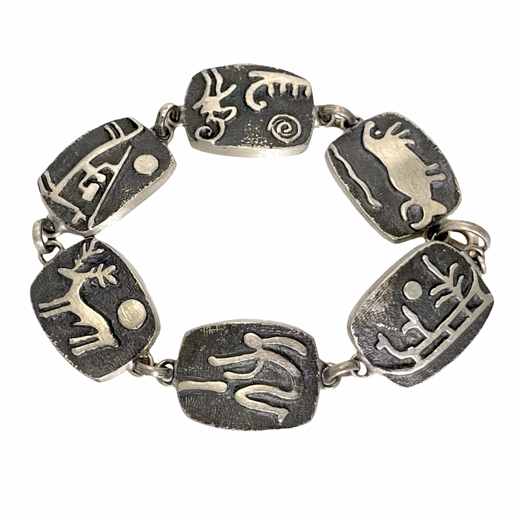 vintage, Bengt Blomqvist, Suède, Bracelet en étain