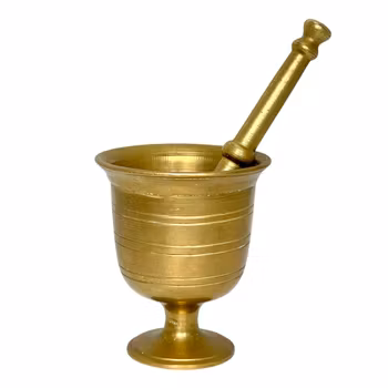 Mortel med stöt, Mässing, 1700-talet