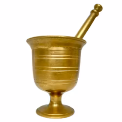 Mortel med stöt, Mässing, 1700-talet