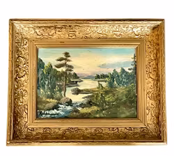 Ragnar Egron Söderström, olej na płótnie, sygnowany