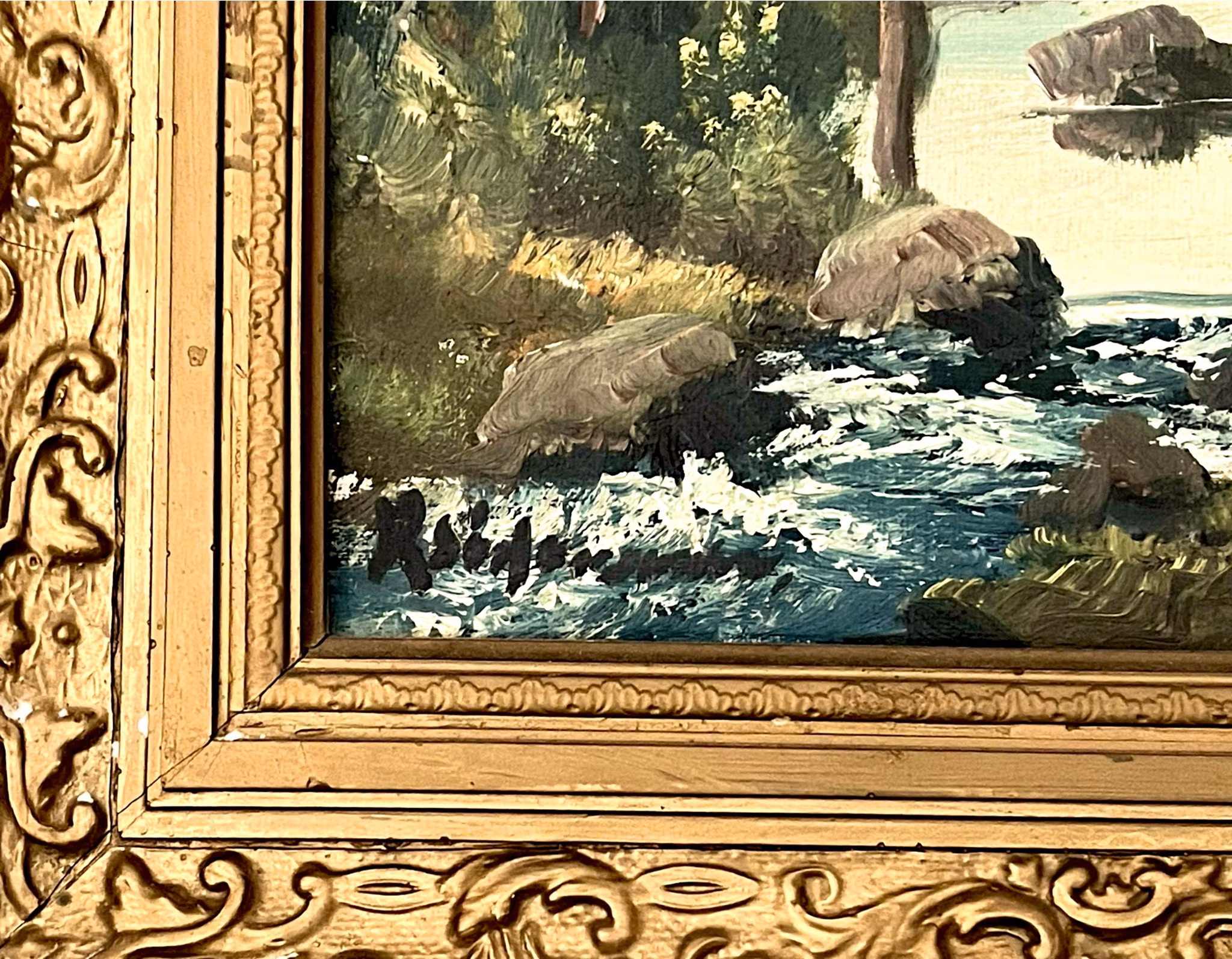 Ragnar Egron Söderström, olio su tela, firmato