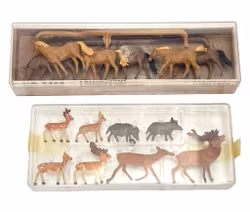 Merten 4 kpl, pienoishahmot HO 1002, 1003, 1005, 2408