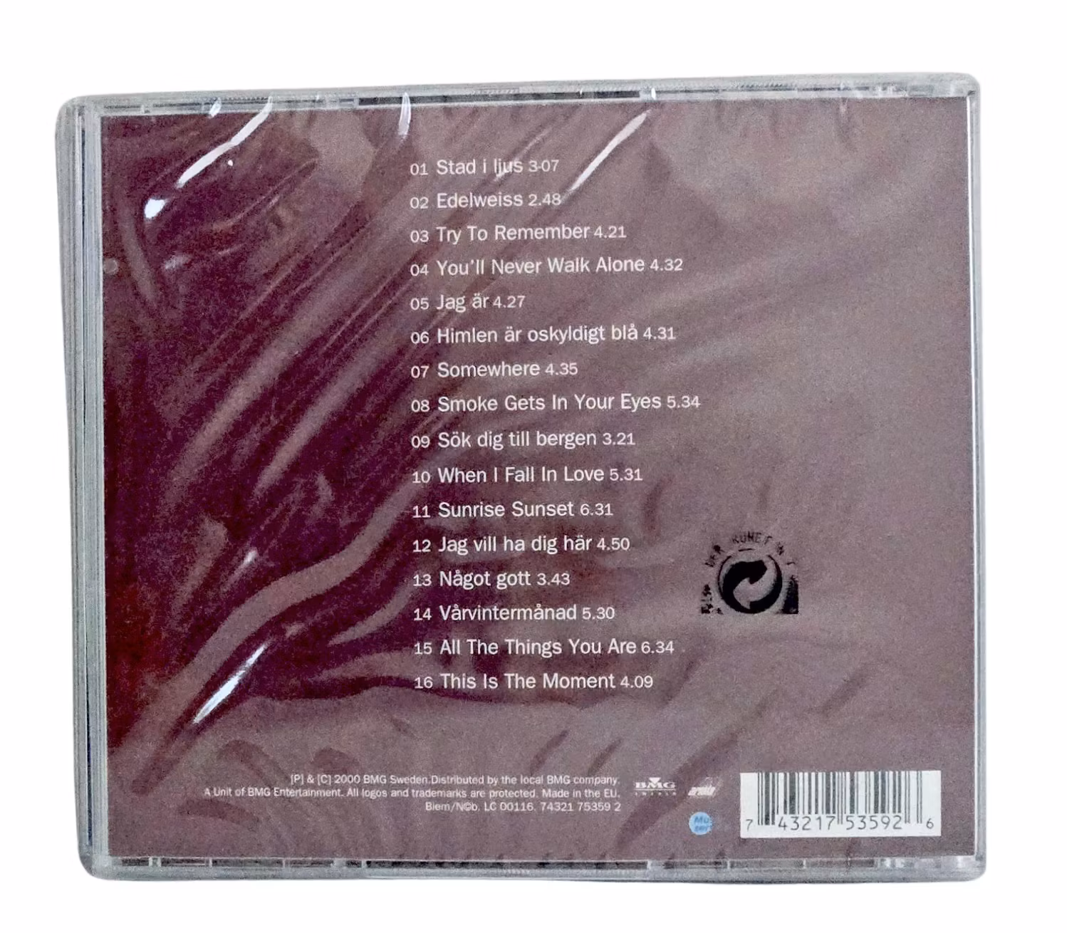 Tommy Körberg, Hits, CD NY